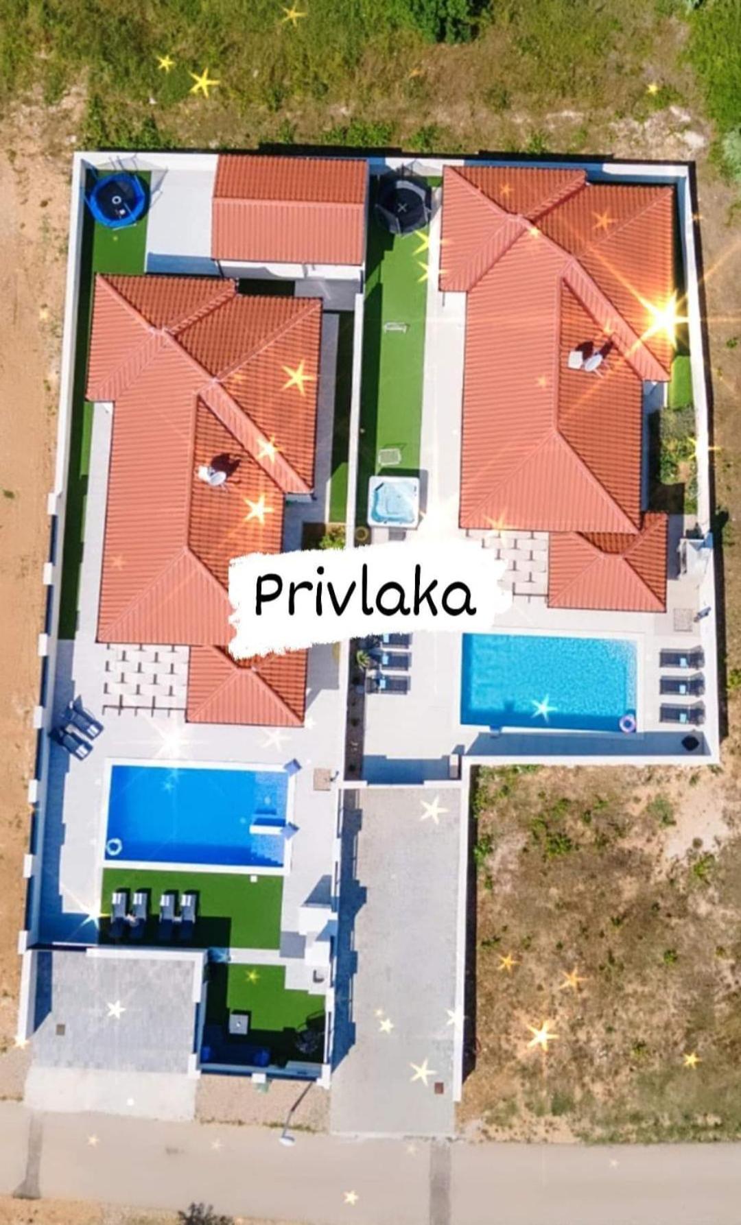 Villas Sabun - Modern House With Heated Pool Privlaka  Exterior photo